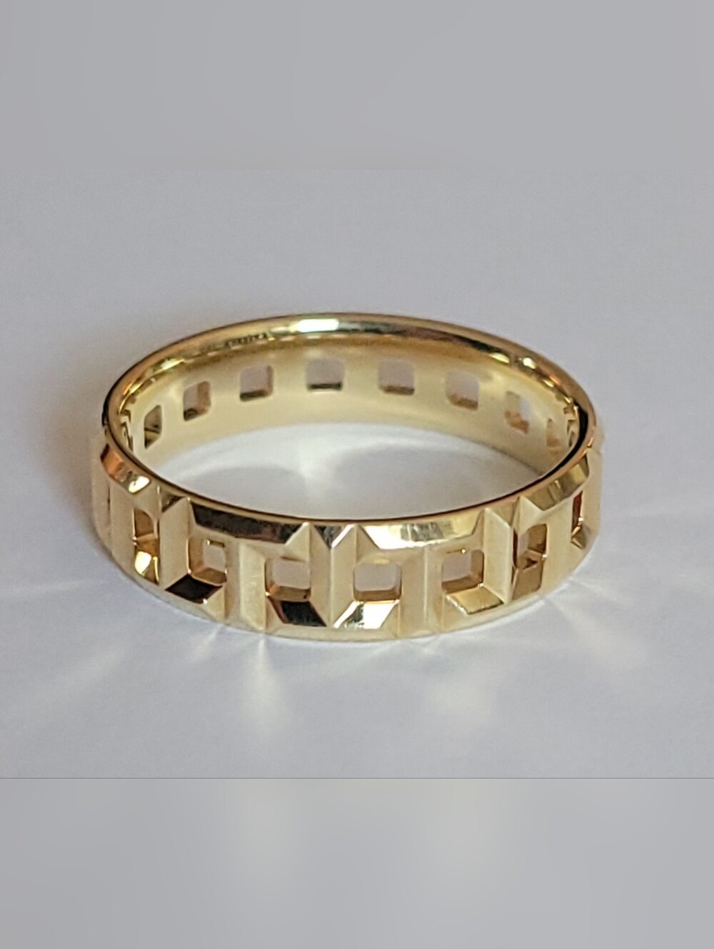 Genuine TIFFANY & Co. Solid 18k Gold T RING - Picture 5 of 13